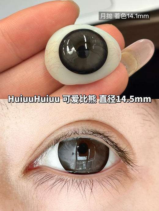 新品月抛大直径-Macycon-可爱比熊-萌萌贵宾-芝士小狗-14.5mm【月抛 0-800度 不含525/575】 商品图2