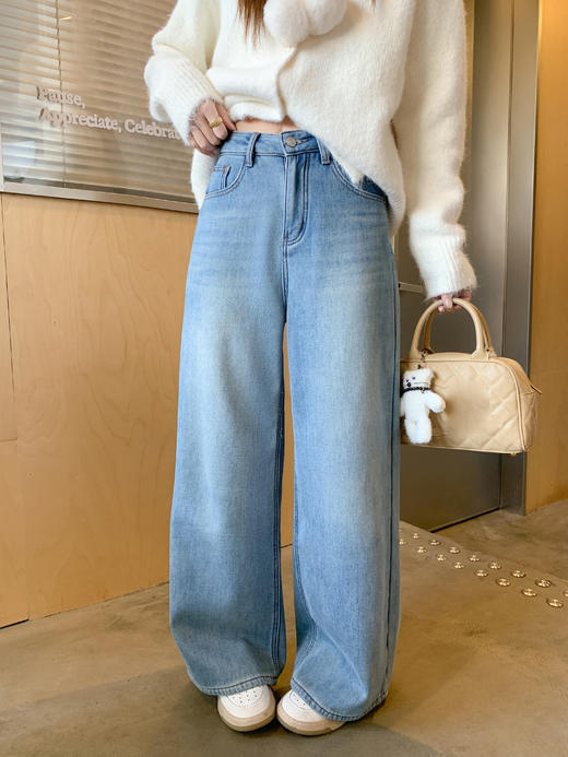 <曾小咸推荐>3.22现货秒杀 ！微信超特价！韩系翻领针织开衫 日常209.99 立减120 秒杀89.99！！加绒牛仔裤 秒杀99.99！！ 商品图11