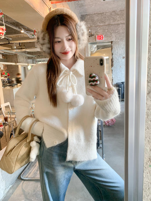 <曾小咸推荐>3.22现货秒杀 ！微信超特价！韩系翻领针织开衫 日常209.99 立减120 秒杀89.99！！加绒牛仔裤 秒杀99.99！！ 商品图14