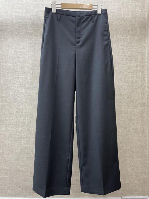 精纺羊毛直筒裤 商品图1