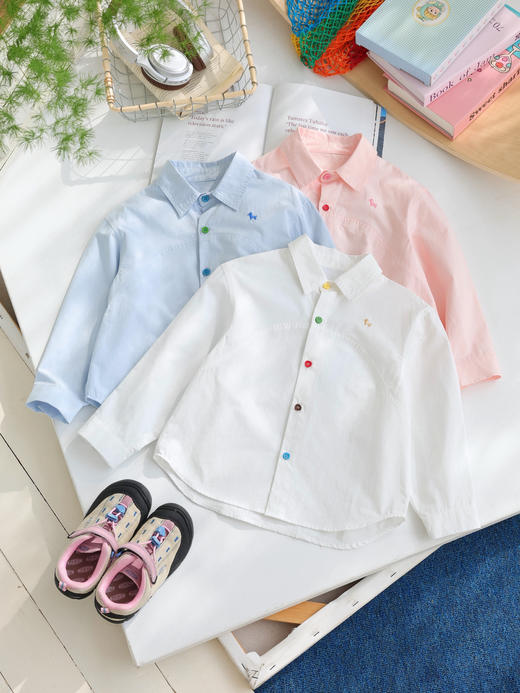 预售7天 | patadog蓝狗·水洗棉衬衫★春田发发 商品图0