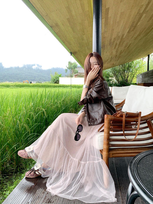 <曾小咸推荐>3.22现货秒杀 ！微信超特价！韩系2色超仙网纱半身裙 日常179.99 立减100 秒杀79.99！！ 商品图13