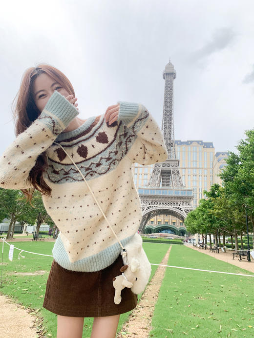 <曾小咸推荐>3.22现货秒杀 ！微信超特价！韩系费尔岛毛衣 日常209.99 立减110 秒杀99.99！！ 商品图9