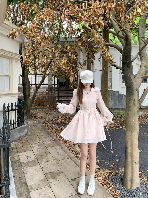 <曾小咸推荐>3.21现货秒杀 ！微信超特价！法式长袖连衣裙 日常219.99 立减120 秒杀99.99！！ 商品图8