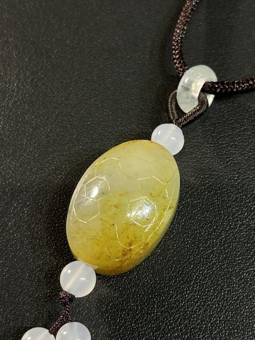 金沁籽料白玉龟壳型勒子，顺丰包邮 商品图10