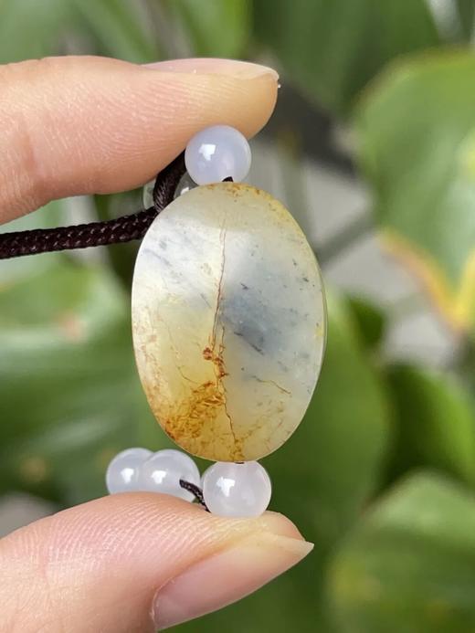 金沁籽料白玉龟壳型勒子，顺丰包邮 商品图6