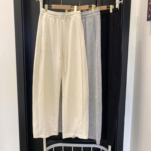 直发【2602】云朵棉·裸感空气·松紧腰侧边缝休闲裤不易皱的弯刀裤 商品图0