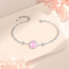 【粉水晶芙蓉石手链】S925银轻奢时尚首饰品送女生节日礼物JT26001-水晶CC 商品缩略图2