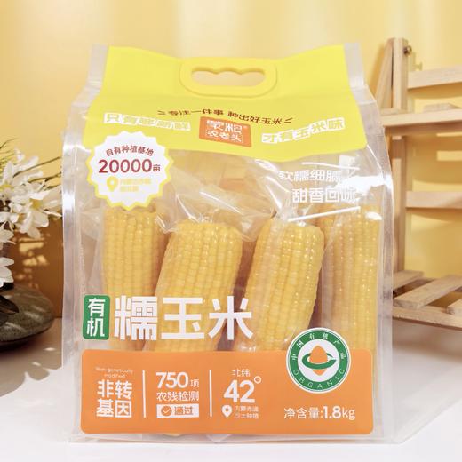 【蒙粮农老头】有机黄糯玉米 内蒙沙土地 只有够新鲜 才有玉米味 非速冻 非转基因 商品图0