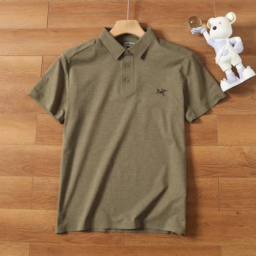 F0320135新款轻薄透气硅胶logo氨棉凉爽舒适短袖Polo衫 商品图5