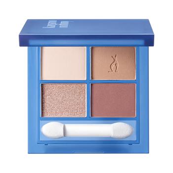 袋鼠妈妈眼影盘四色可用大地色护肤品化妆彩妆-烟粉甜茶 商品图5