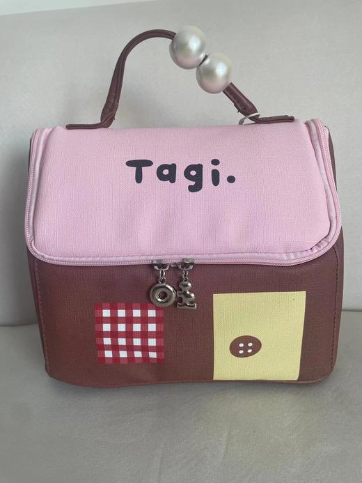 F032028大容量相机收纳包化妆包机灵小球点缀机灵小房子防水便携洗漱包 商品图8