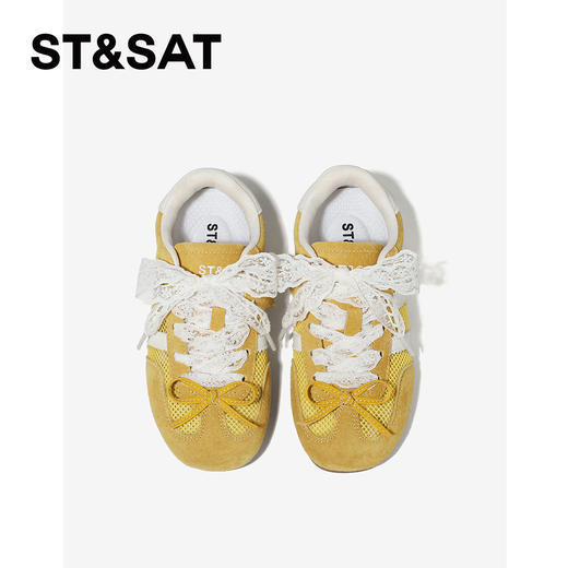 【童鞋】星期六芭蕾风蝴蝶结女童休闲德训SSE2192L1D 商品图3