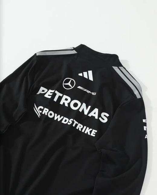 F0320123联名款时尚百搭舒适套头半拉链长袖T恤卫衣 商品图6