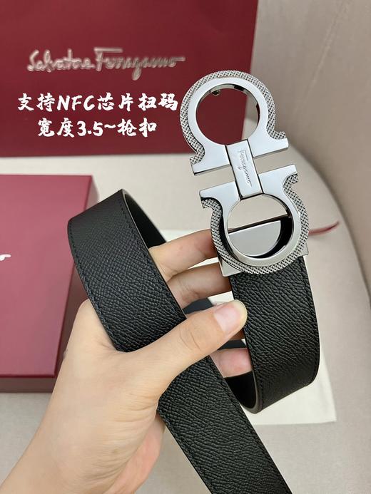 菲拉格慕. 扣头：（金/银 可选）新款纯钢扣 3.4cm（GD） 商品图3