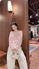 PIANAI冷小姐# 彩色圆领套头针织罩衫 商品缩略图3