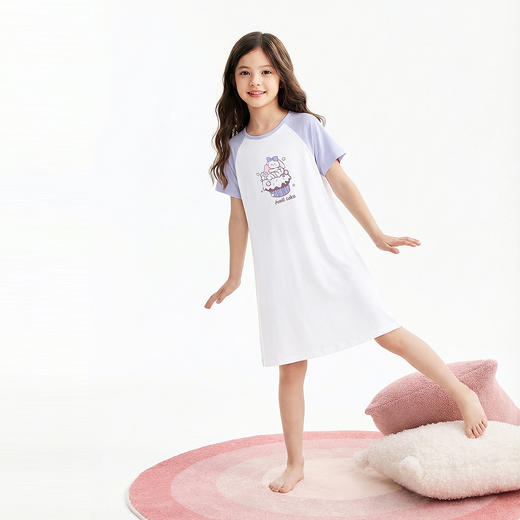 女童睡裙夏季新款安奈儿童装JG627766 商品图3