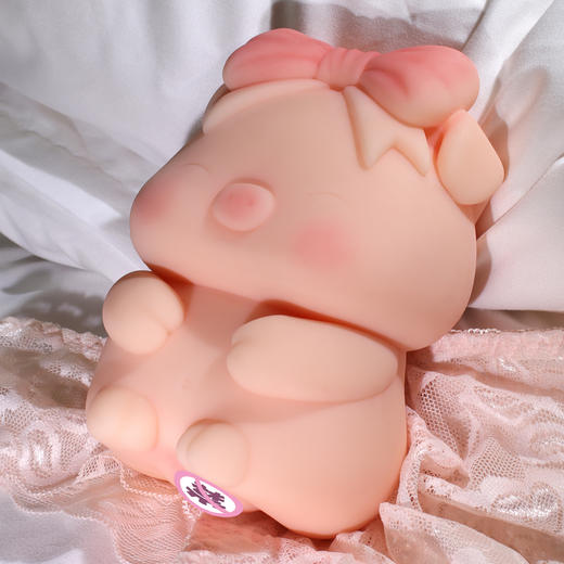 漫渺小猪宠动物名器软男用自慰解压情趣用品可插臀成人手办飞机杯 商品图3