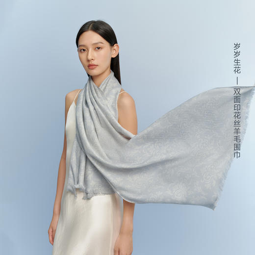 万事利《招财进宝》礼盒（丝羊毛/羊绒围巾） 商品图3