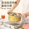 【双耳防烫手柄】TOSC特可 纯钛99.9%汤锅家用蒸煮炖锅燃气灶锅具2500ml 直径20cm 健康无涂层 商品缩略图3