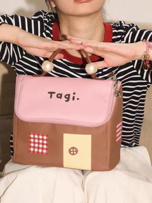 F032028大容量相机收纳包化妆包机灵小球点缀机灵小房子防水便携洗漱包 商品图14