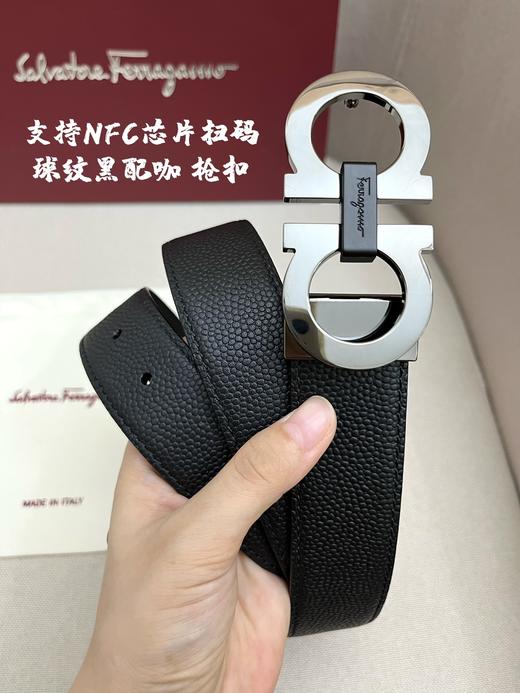 菲拉格慕. 扣头：（金/银 可选）新款纯钢扣 球纹 3.4cm（GD） 商品图6