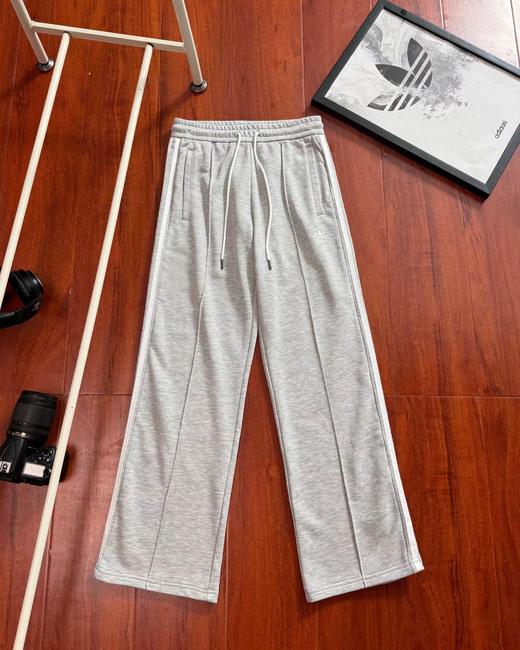 F032014新款休闲复古百搭透气舒适微弹直筒阔腿裤长裤 商品图5