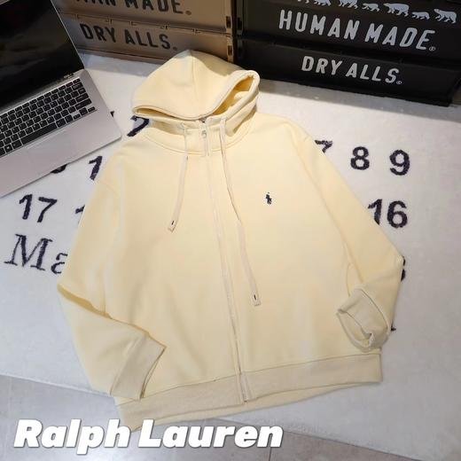 F032027春季新款男女同款精梳棉抓绒连帽拉链卫衣外套 商品图3