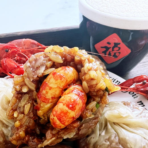 聚馥园十三香纸皮龙虾烧麦（4个装） 商品图1