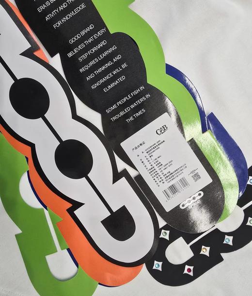 F032089镂空圆领套头新款男女同款纯棉刺绣美式复古短袖T恤 商品图12