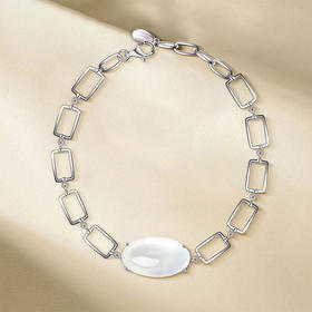 【白水晶手链】S925银时尚轻奢首饰品送女生生日节日礼物JT25011-水晶CC