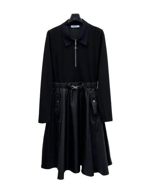 女款拼接腰带连衣裙he020 商品图0