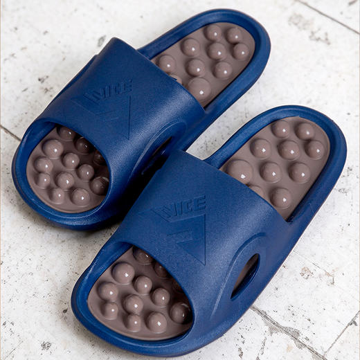 【加购2双到手59.9元 单拍不发货】“足底按摩师”，身体好舒畅！沐初良品 夏日清凉 穴位按摩拖鞋 高弹柔软 防滑耐磨 JJ5405 商品图8