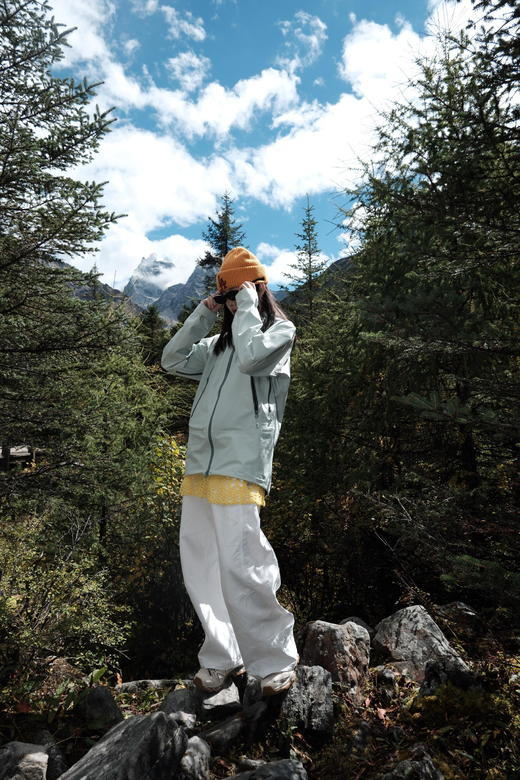 【体验无断层】KAILAS 凯乐石 MONT-X 系列 运动户外全天候硬壳专业防水防风透气登山冲锋衣外套 商品图3