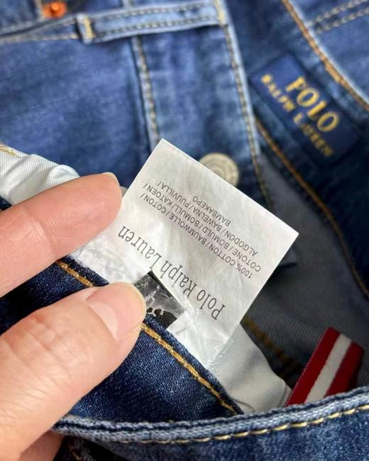 F032068休闲百搭宽松日常通勤复古重工水洗深色牛仔裤 商品图8