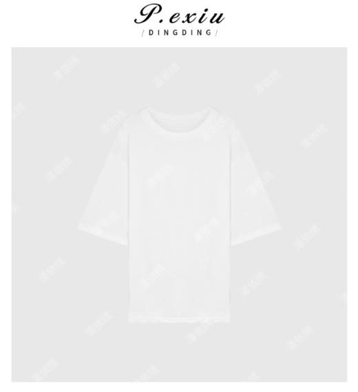 03-4潘依绣丁丁宠粉夏季新款宽松显瘦百搭设计感别致亮晶晶上衣T恤T6341 商品图0