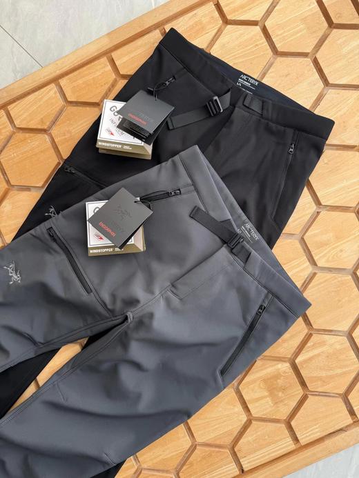 F032011秋冬新款男士刺绣防风科技加绒抓绒休闲长裤 商品图2