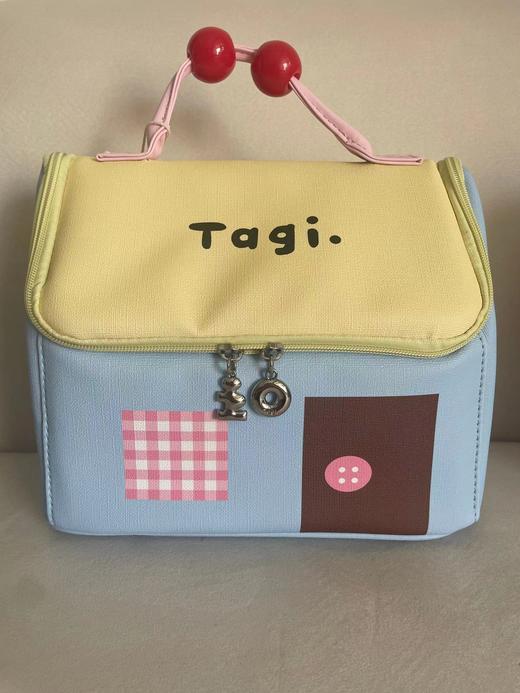 F032028大容量相机收纳包化妆包机灵小球点缀机灵小房子防水便携洗漱包 商品图9