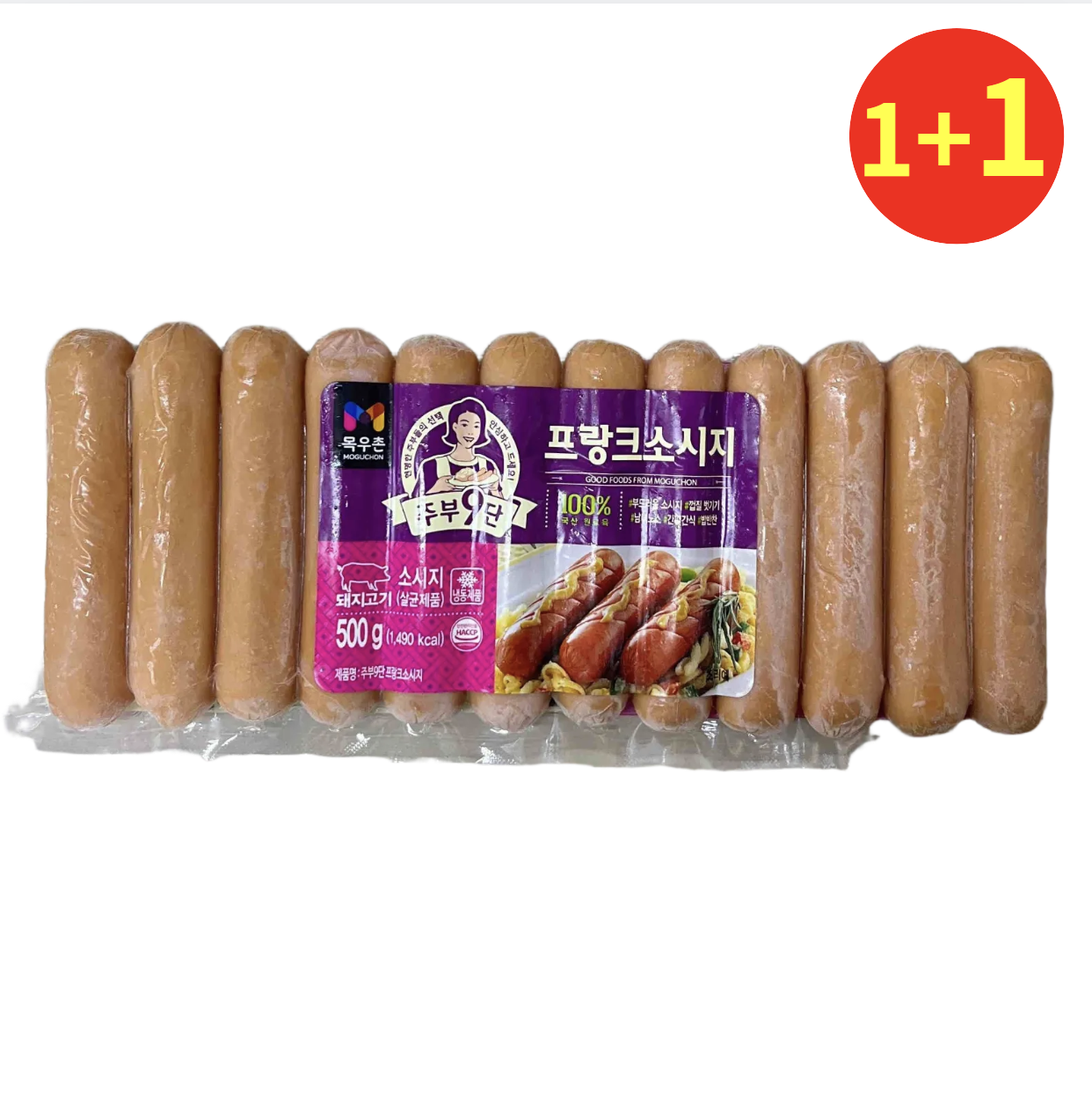 [1+1]목우촌 주부구단 프랑크소시지500g