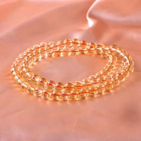 【黄水晶手串】108颗彩宝轻奢简约多圈饰品女士春上新节日礼物JT25001-水晶CC