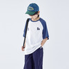 蓝汽水2026夏新品男童吸湿UPF50+防晒抗菌青少年插肩撞色短袖T恤 商品缩略图4
