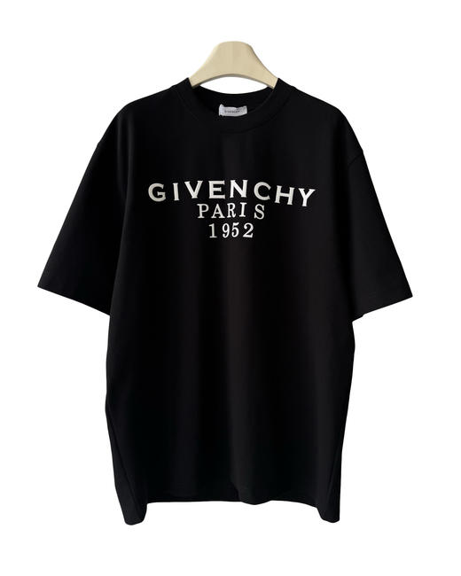 中性款珠地棉宽松印花短袖T恤he 商品图0