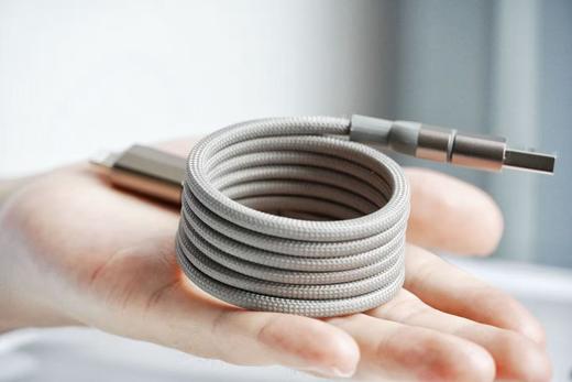 【四合一磁吸快充线】65W快充+磁吸收纳！全能接口，兼容手机平板笔记本等！耐磨耐用，安全高效两不误！【XW-X】 商品图3