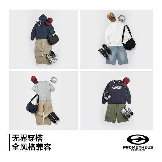 马登复古厚底银黑色老爹鞋增高运动网帽透气通勤新款休闲鞋子男款 商品图3