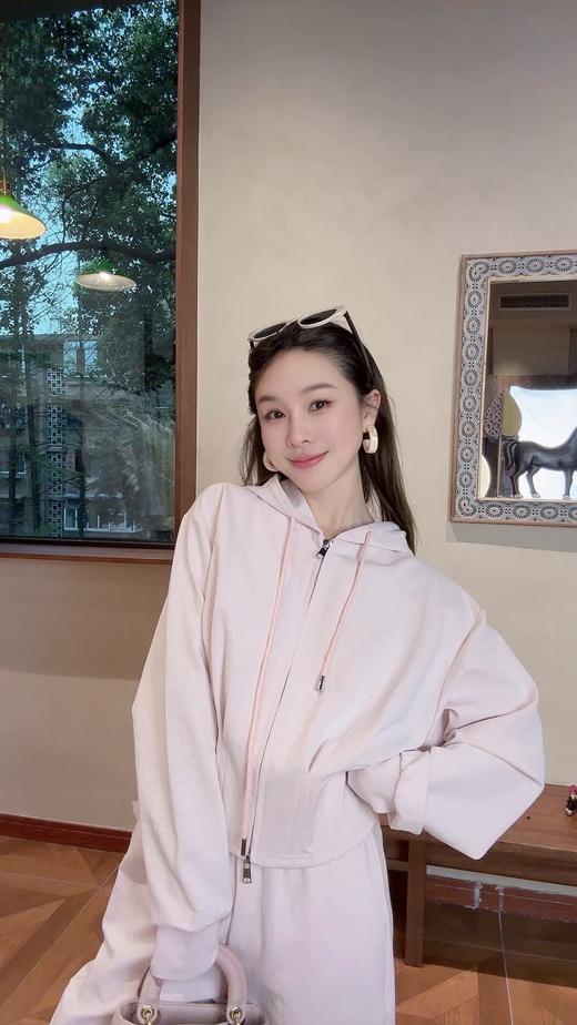 PIAN AI冷小姐# 多色带帽运动休闲套装 商品图4