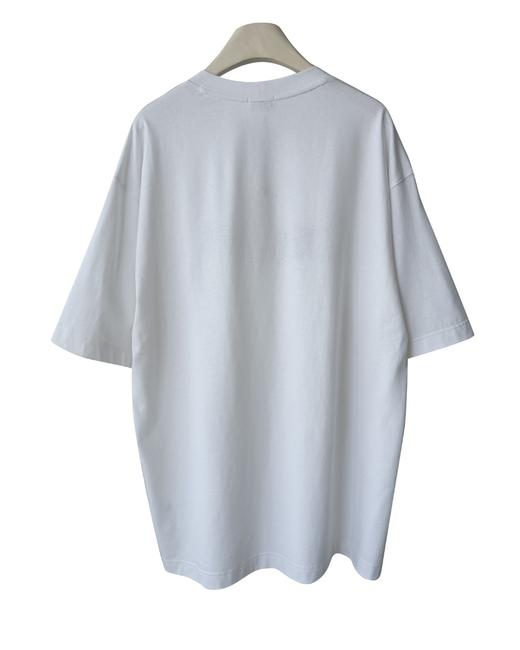 中性款印花刺绣短袖T恤ba008 商品图1