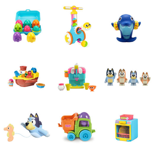 TomyToomies 玩具合集 儿童洗澡玩伴早教启蒙玩具 商品图0