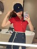 拉夫劳伦女款POLO衫修身版5粒扣纽扣弹力翻领短袖 商品缩略图3