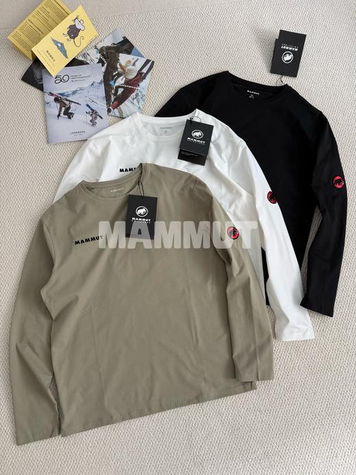 猛犸象万针刺绣经典圆领打底衫长袖！一件能 hold 住四季的机能风打底衫 商品图0