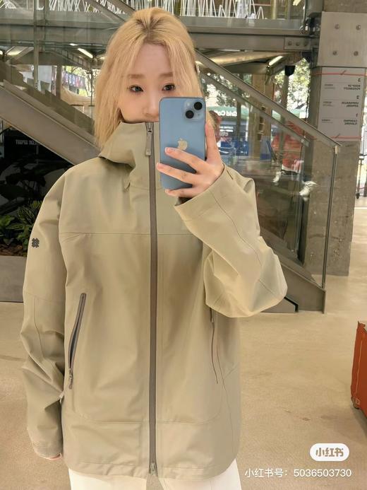 F032002春秋新款防水防雨轻薄耐磨全压胶袖标冲锋衣 商品图14